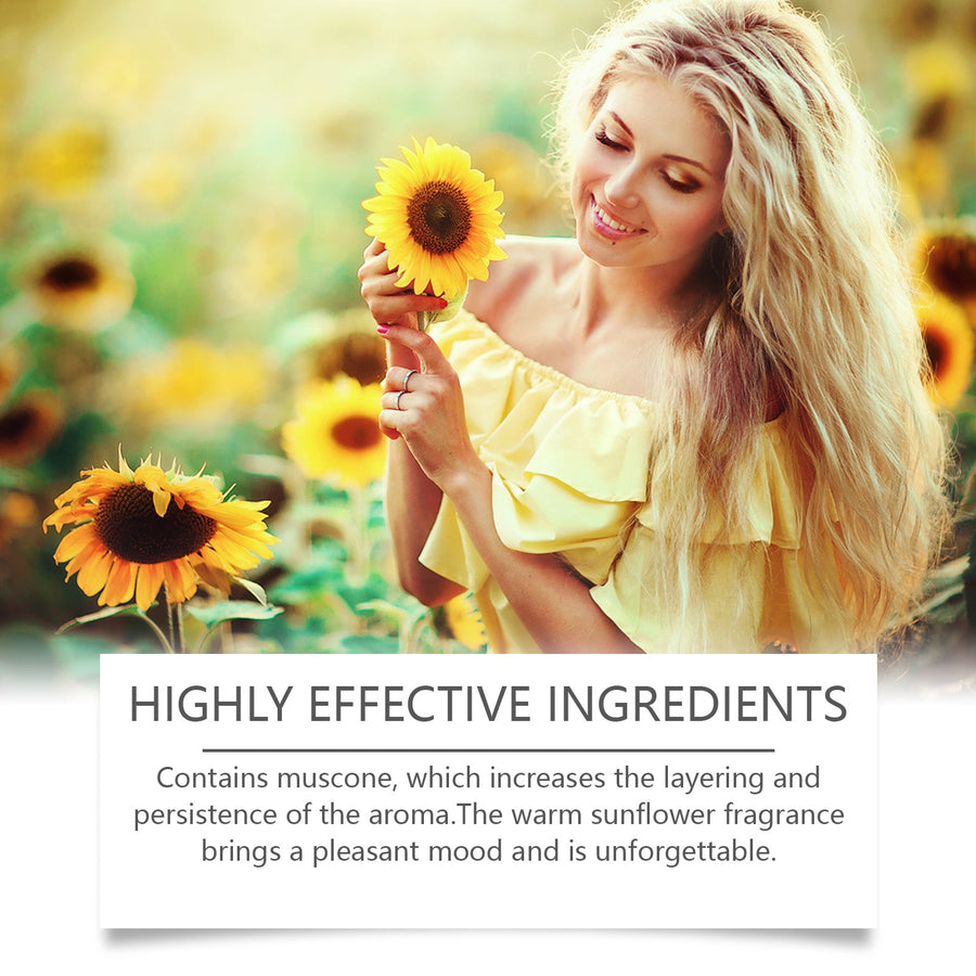 Sunflower Perfume Oil | Sweet Floral Travel Fragrance