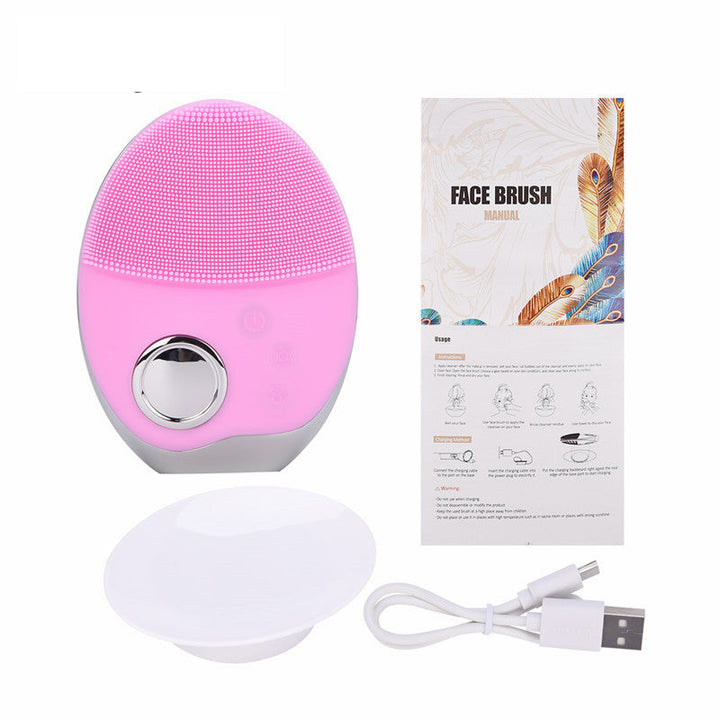 Sonic LED Facial Brush — Clearer Skin with Tri-Light Therapy