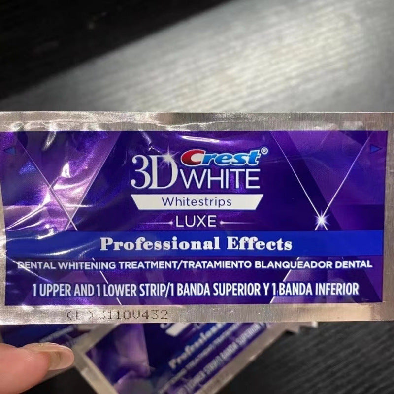 Close-up of Crest 3D White Professional Effects box front label