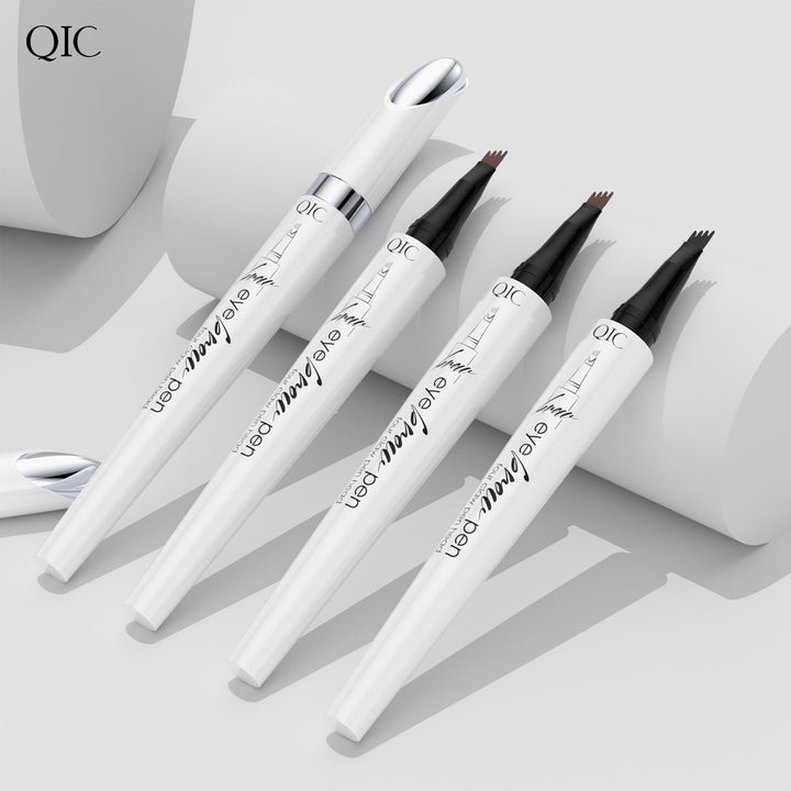 Forked Eyebrow Pencil for Natural Hair-Like Strokes
