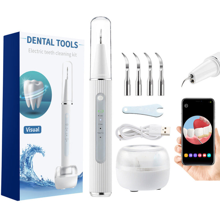 Ultrasonic Dental Cleaner — See & Remove Plaque