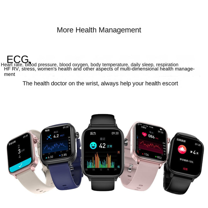 Smartwatch with ECG & Non-Invasive Glucose — ET570 Health