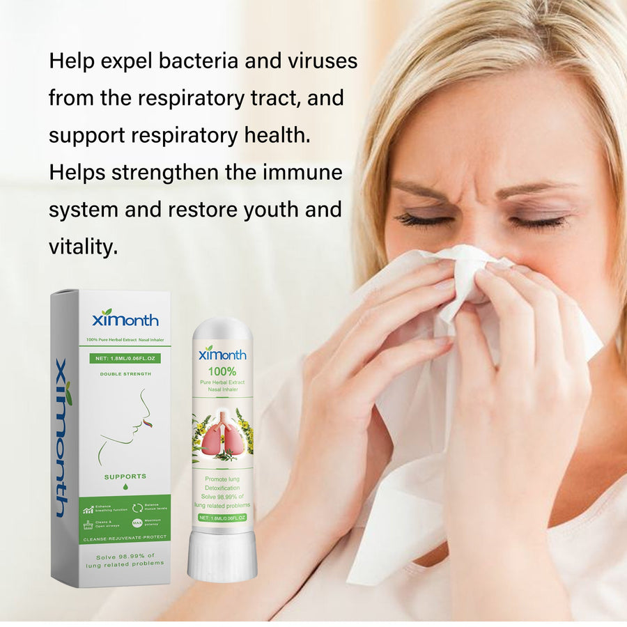 Herbal Nasal Inhaler — Deep Lung Detox & Respiratory Relief