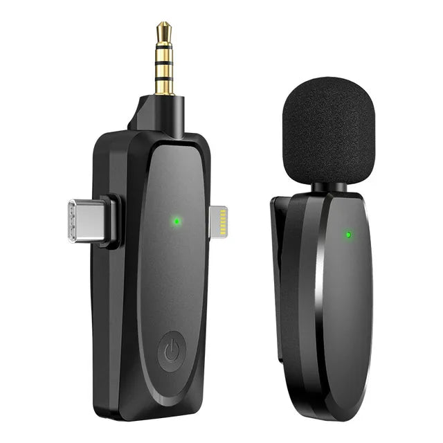 Wireless Lavalier Microphone 1‑to‑2 — Studio‑Quality Audio