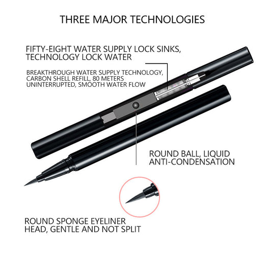 Glue-Free False Eyelashes With Magic Eyeliner Set