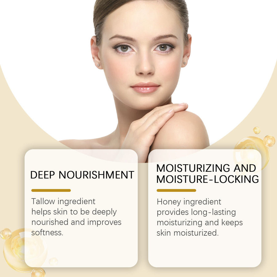 Honey Bison Tallow Moisturizer for Deep Skin Nourishment