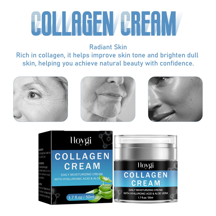 Collagen Face Cream for Hydrated, Smoother-Looking Skin