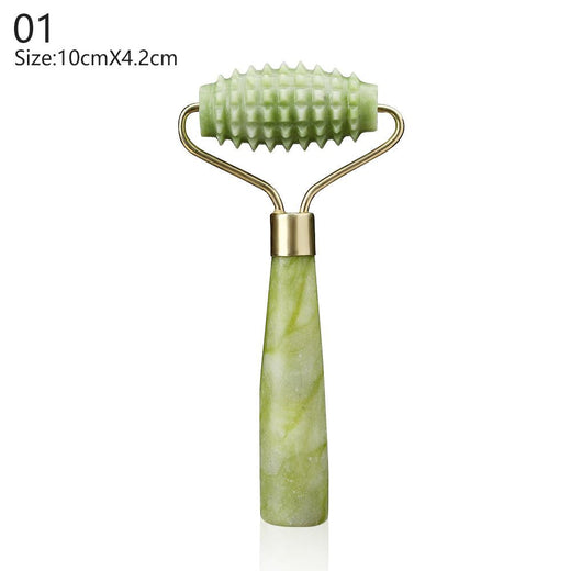 Double-Head Jade Face Roller for Soothing Massage
