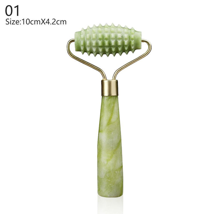 Double-Head Jade Face Roller for Soothing Massage