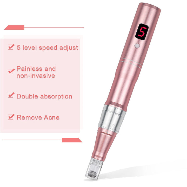 Microneedling Pen — Reduce Acne Scars & Fine Lines at Home