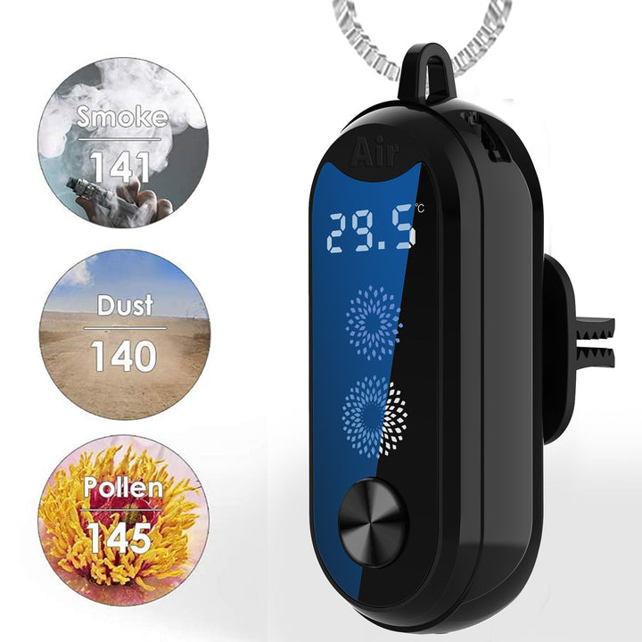 Portable Air Purifier Necklace — Breathe Cleaner on the Move
