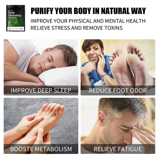 Detox Foot Patches for Deep Sleep & Overnight Cleanse