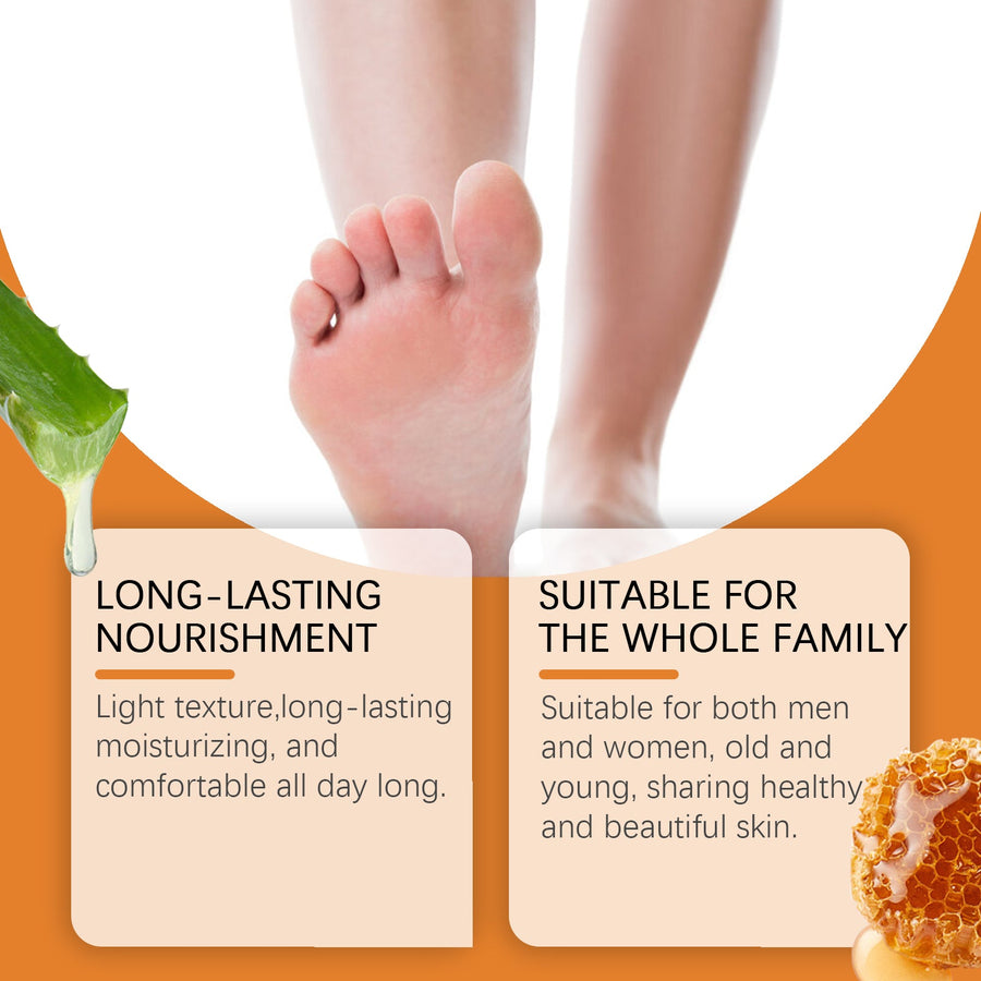 Honey Foot Cream for Cracked Heels & Dry Skin Repair