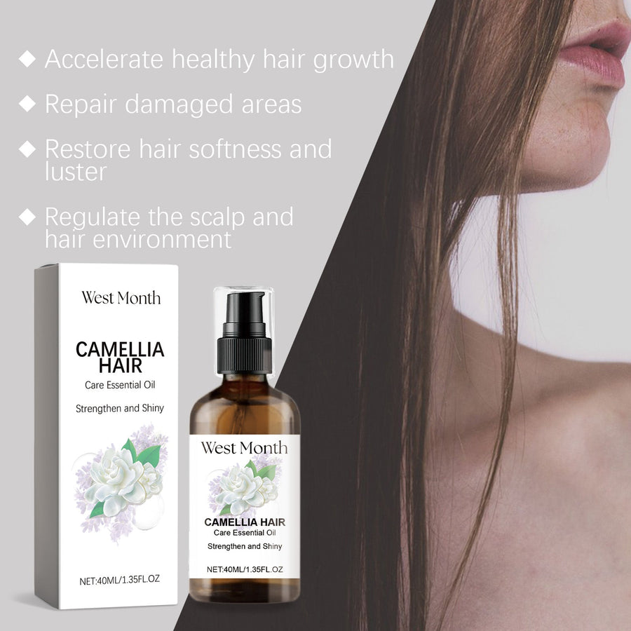 Camellia Hair Oil for Dry Hair Softness and Shine