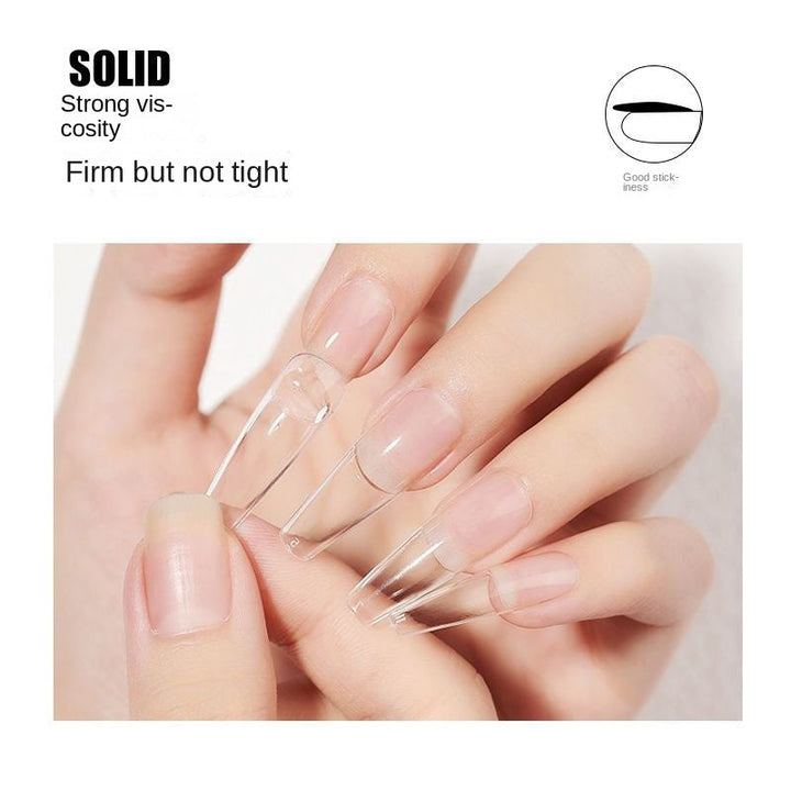 Solid Nail Gel Adhesive — 60% Stronger Hold, Zero Damage