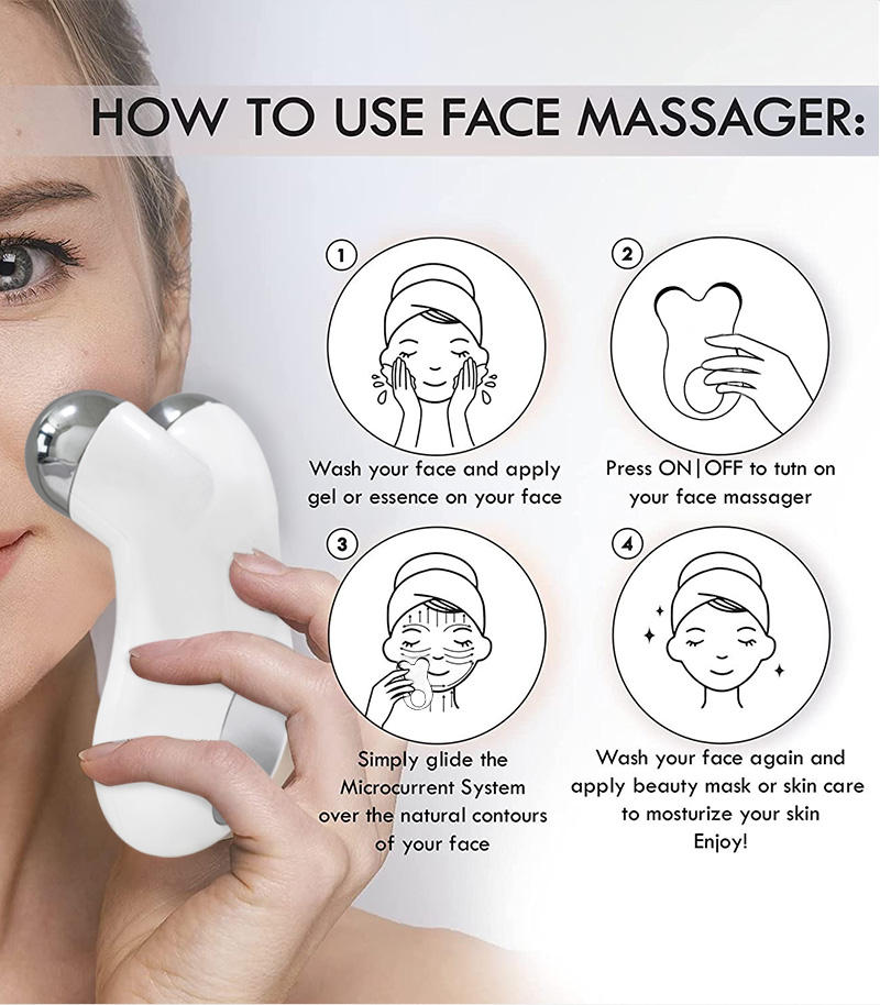 Microcurrent Facial Device — Lift, Tighten & Contour