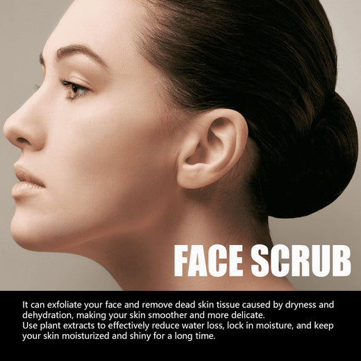 Strawberry Face Scrub for Dry, Flaky Skin Relief