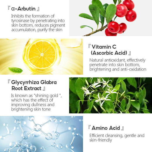 Arbutin Facial Cleanser for Gentle Daily Brightening