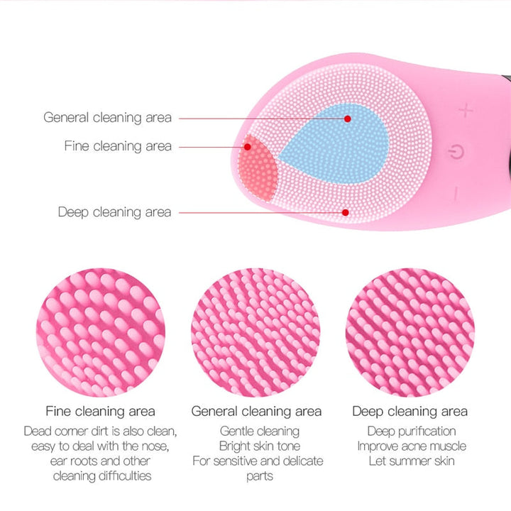 Sonic Facial Cleansing Brush — Deep Pore Cleaning