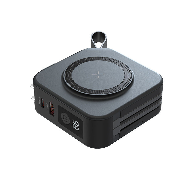 Magnetic Wireless Power Bank 10000mAh — 5-in-1 Portable