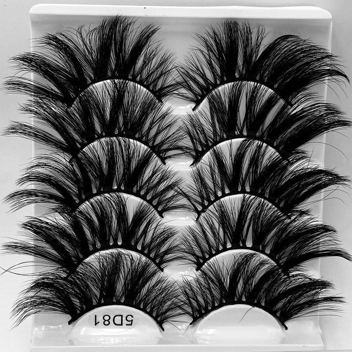 25mm 5D Mink False Eyelashes for Dramatic Eye Volume