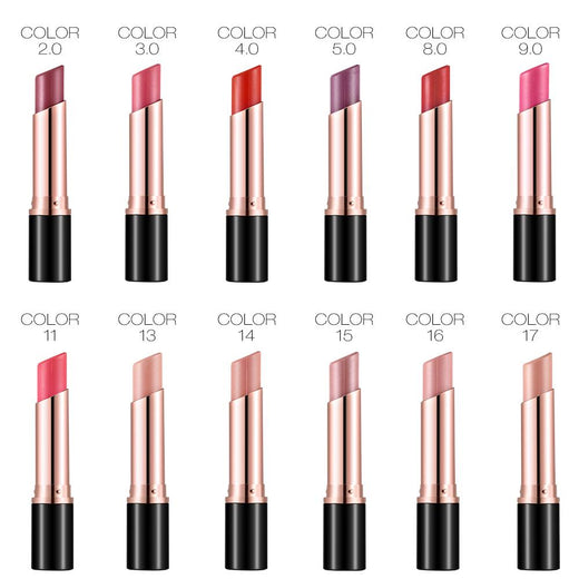 12-Color Velvet Matte Lipstick for Long-Lasting Wear