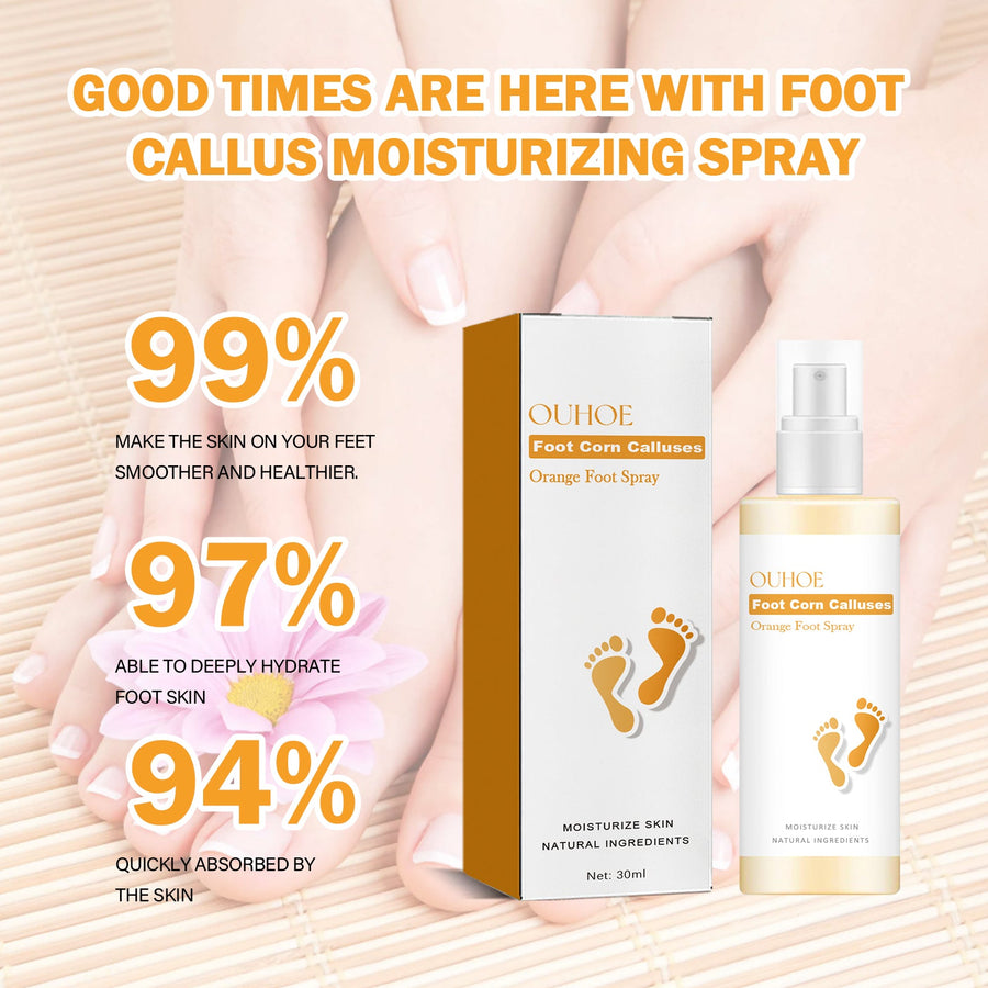 Foot Callus Spray — Smoother, Healthier Heels in One