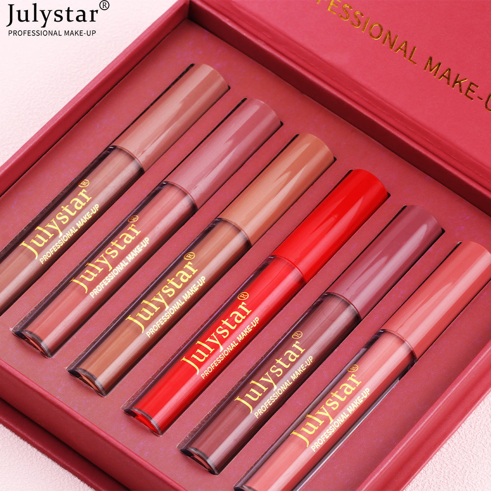 Hydrating Lip Gloss Set: Six Shades for Lips & Cheeks