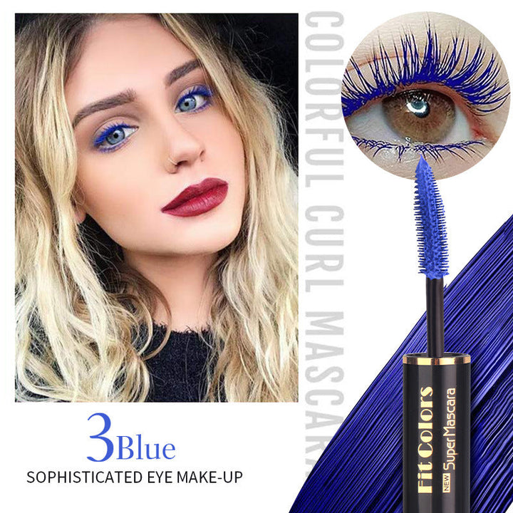 Double-Head Color Mascara for Bold, Curled Lashes