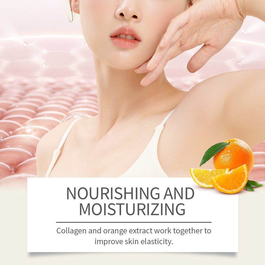 Orange Vitamin C Body Scrub for Sensitive Skin