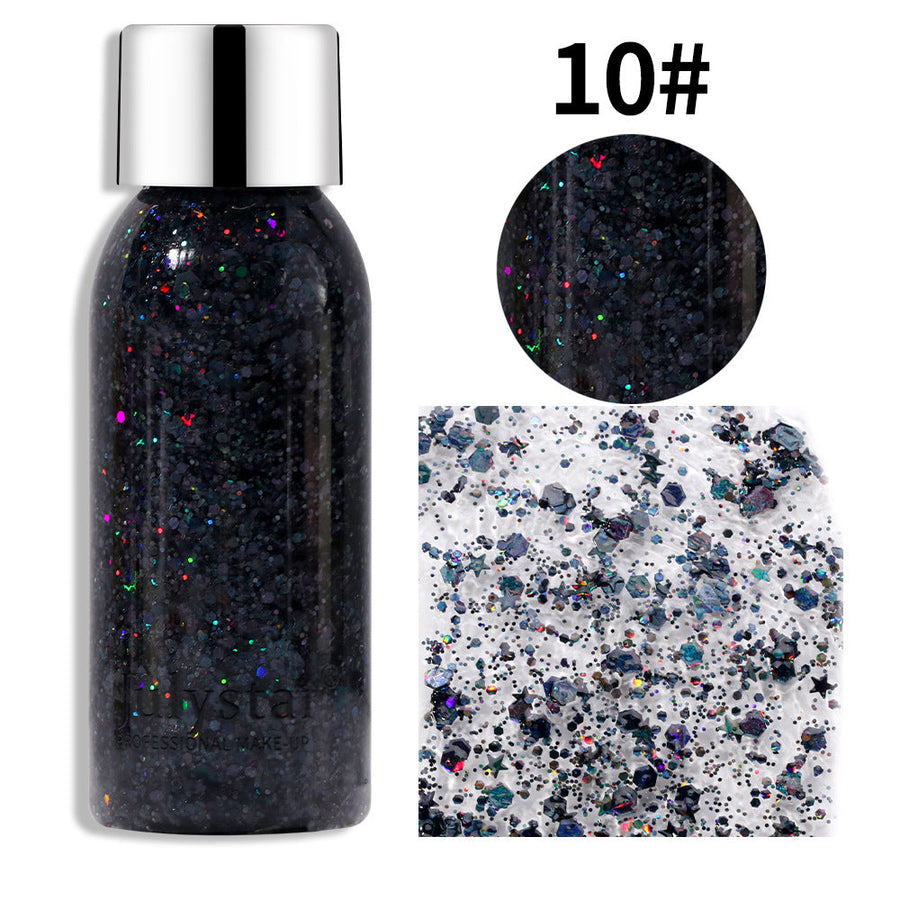Cosmetic Glitter Makeup for Dazzling Stage Sparkle