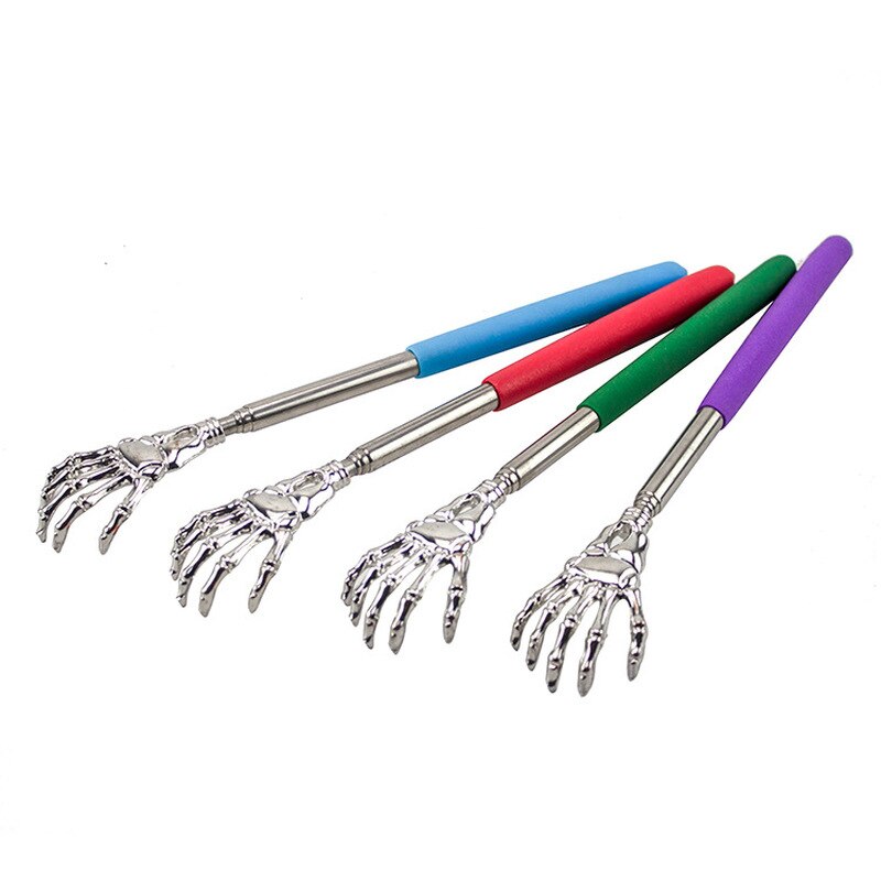 Telescopic Back Scratcher — Skeleton Hand Claw Extends to 61cm