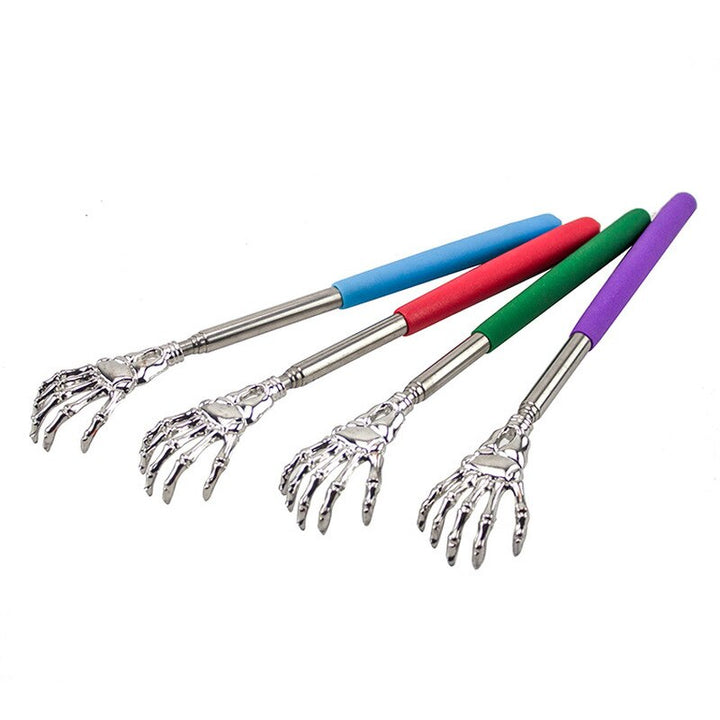 Telescopic Back Scratcher — Skeleton Hand Claw Extends to 61cm