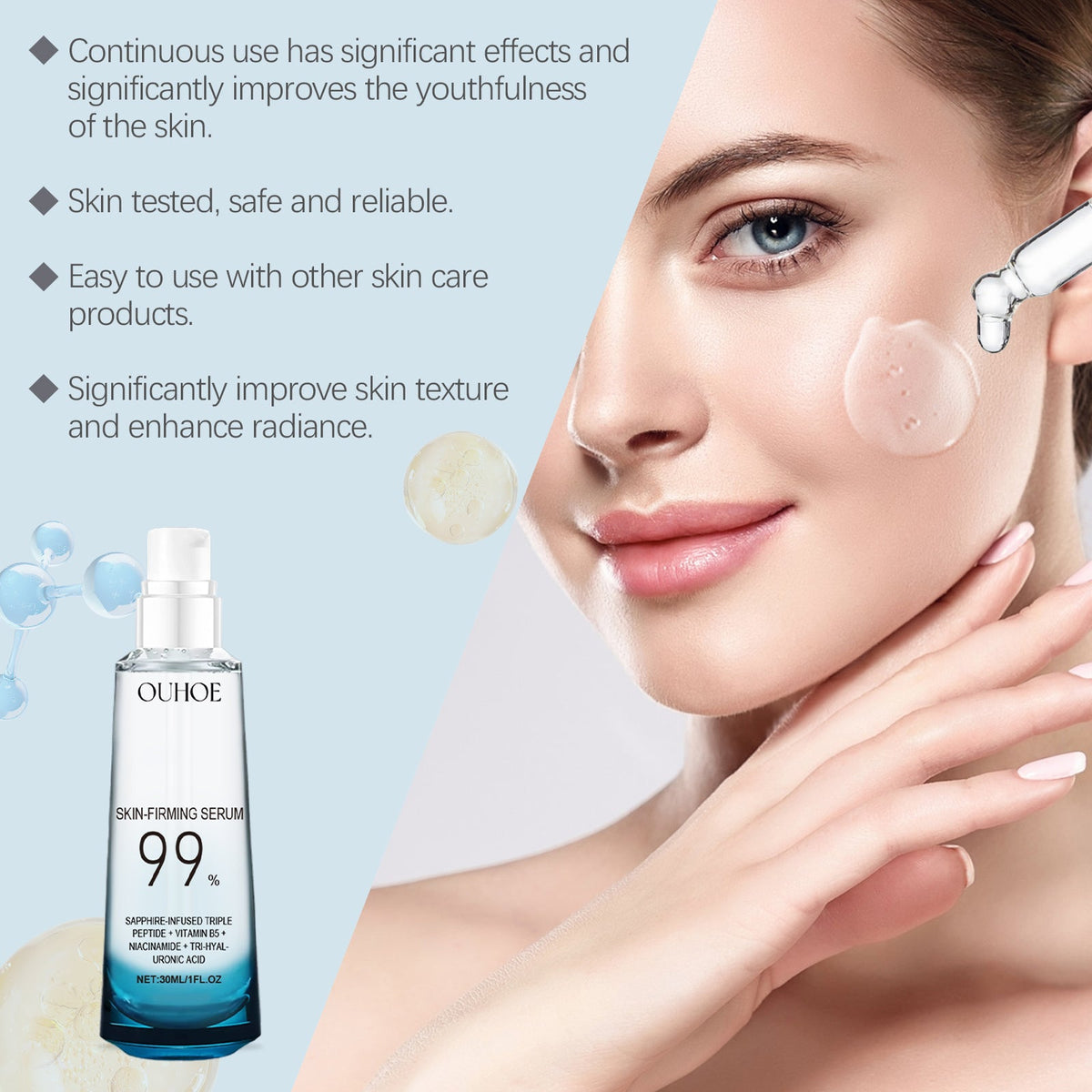 Sapphire Facial Essence Serum for Firming & Radiance