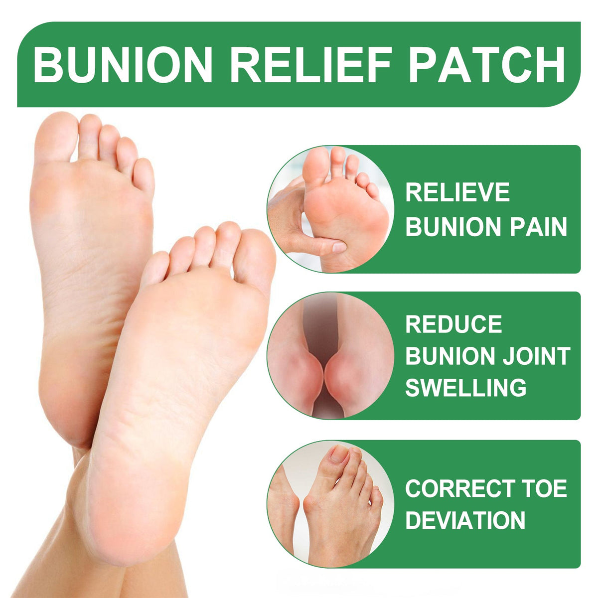 Bunion Relief Patch for Toe Joint Pain and Swelling