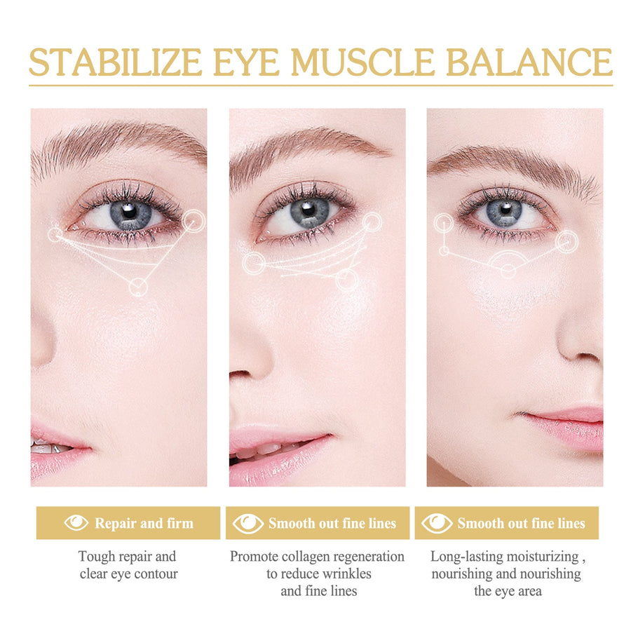24K Gold Eye Masks for Puffy Eyes, Fine Lines & Moisture