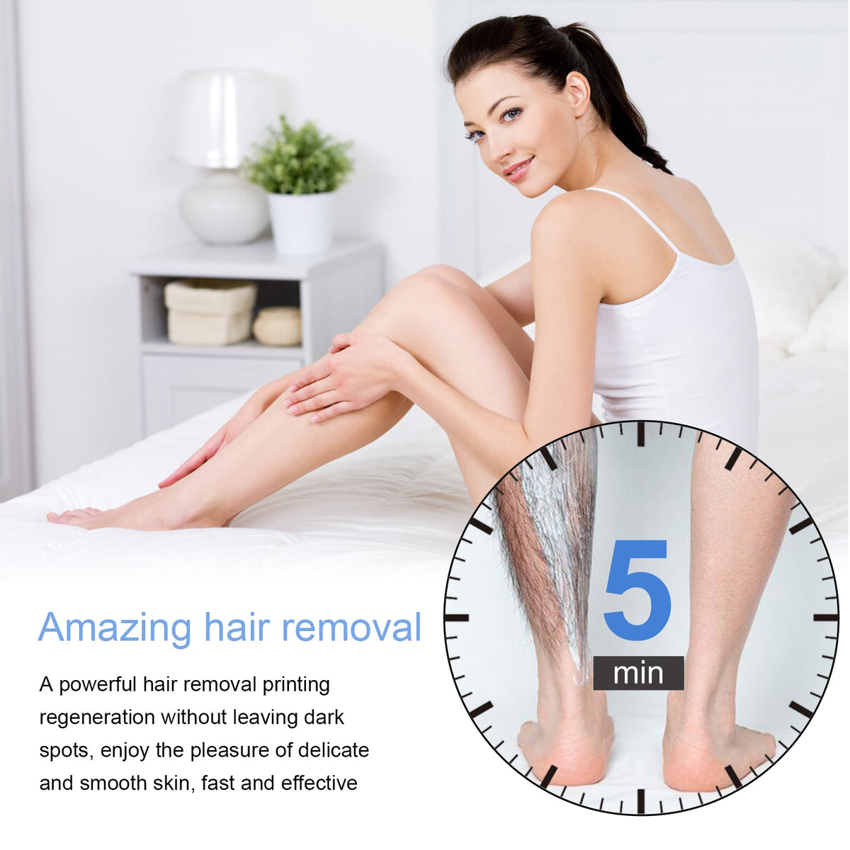 Painless Hair Removal Cream, Gentle Hair Removal Without Bla