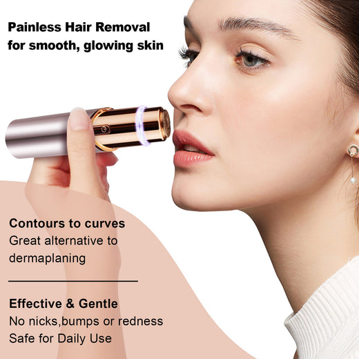 2-in-1 Facial Hair Remover With LED Light for Women