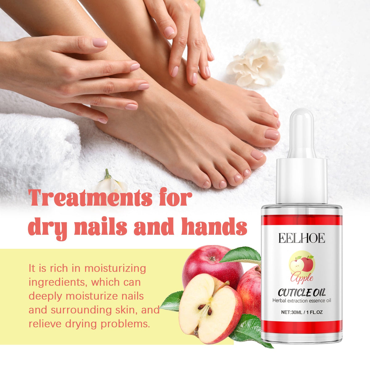 Cuticle Oil for Dry Rotted Nails & Cracked Cuticles