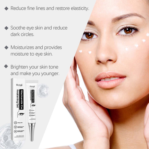 Niacinamide Eye Gel with Cooling Roller for Fine Lines
