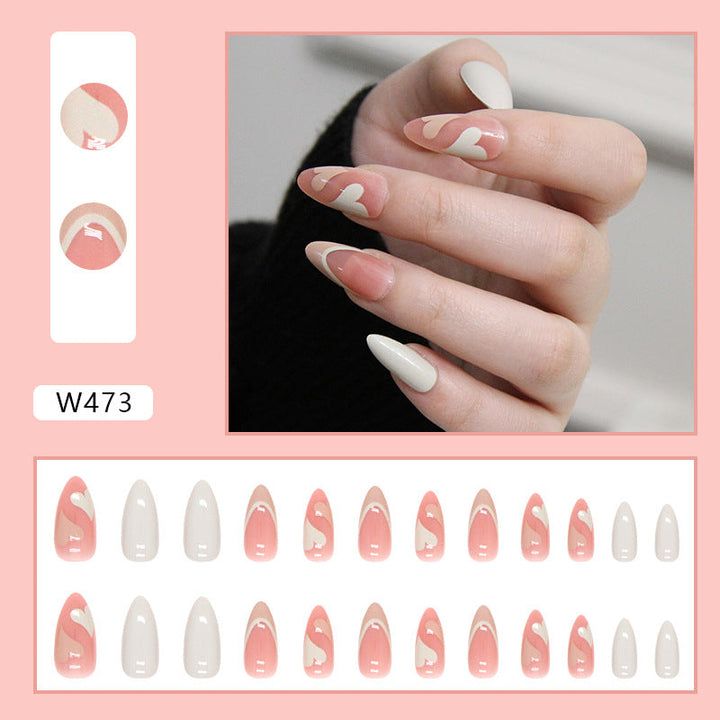 French Glitter Press-On Nails – Perfect Manicure in 10 Minutes