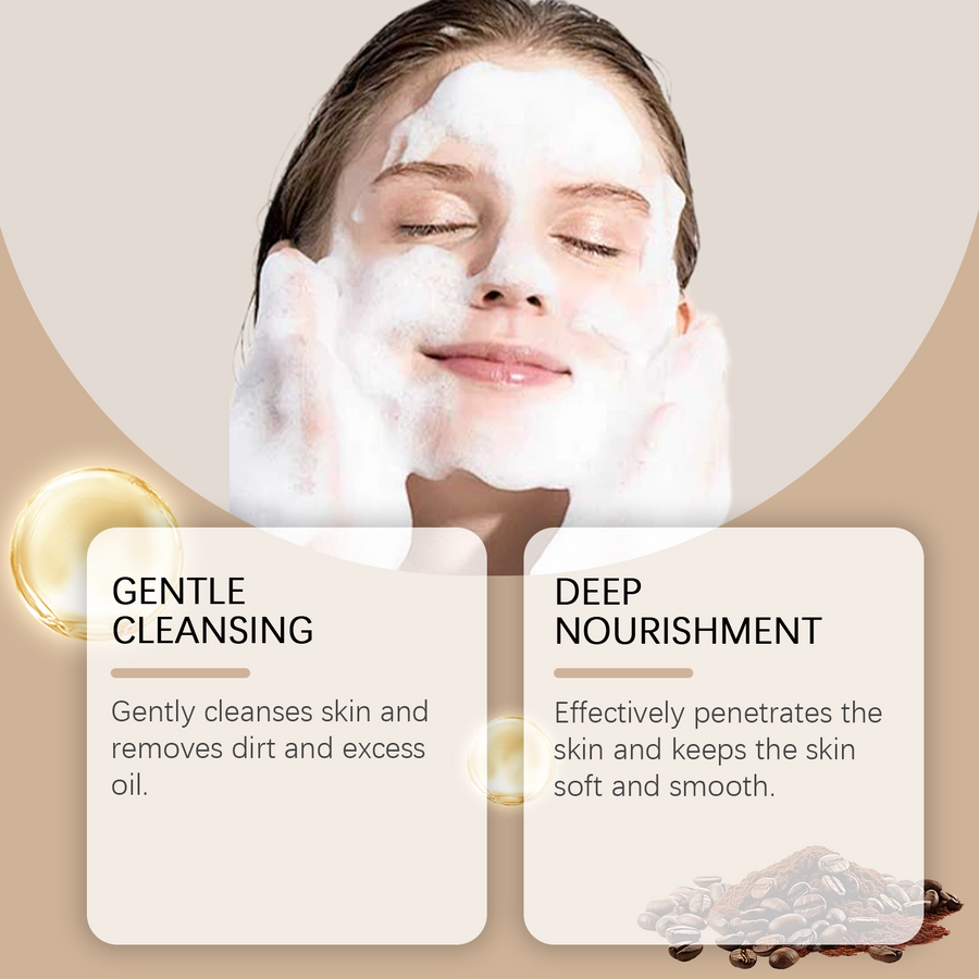 Coffee Cleansing Soap for Brighter, Nourished Skin