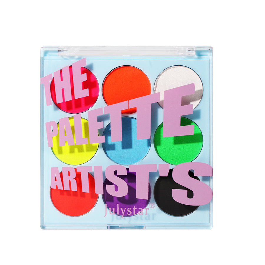 Fluorescent Eyeshadow Palette for Bold Neon Looks