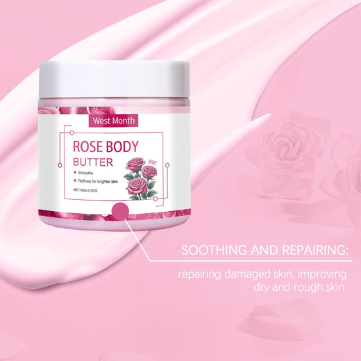 Rose Body Butter for Smooth, Hydrated-Looking Skin