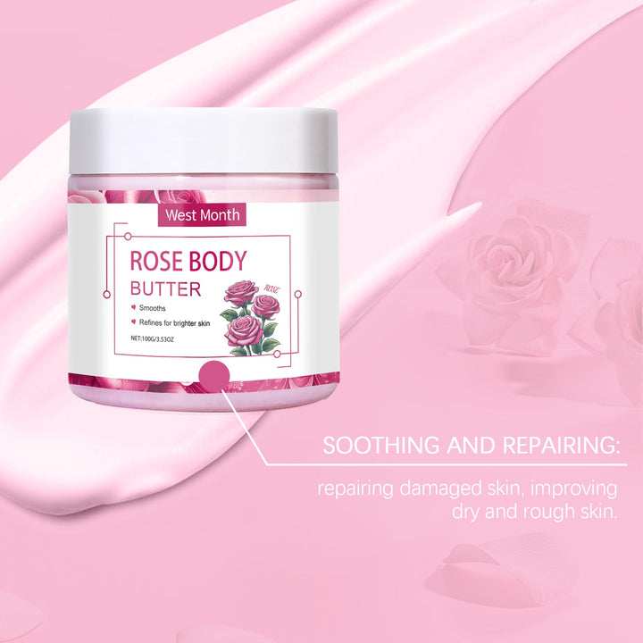 Rose Body Butter for Smooth, Hydrated-Looking Skin