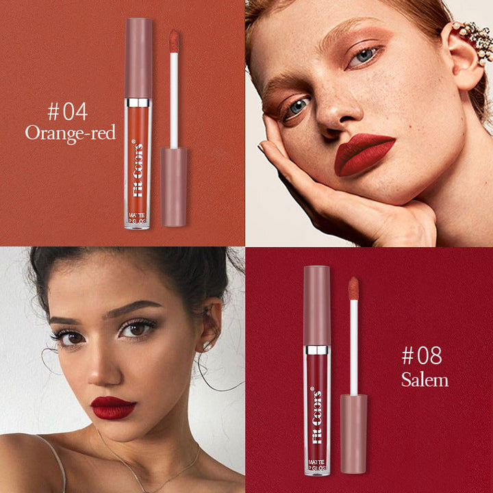 Matte Liquid Lipstick Set: 8 Rich Versatile Shades
