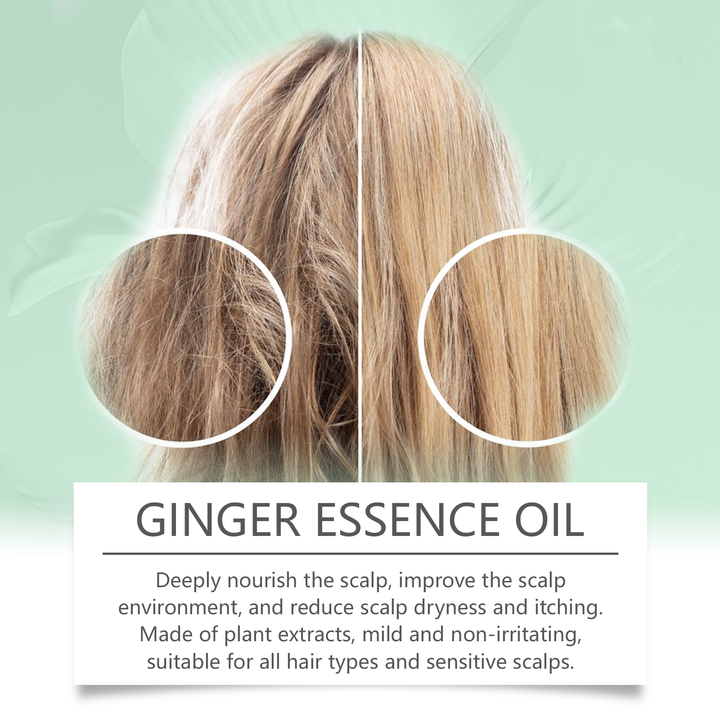 Ginger Hair Oil for Scalp Nourishment, Shine & Care