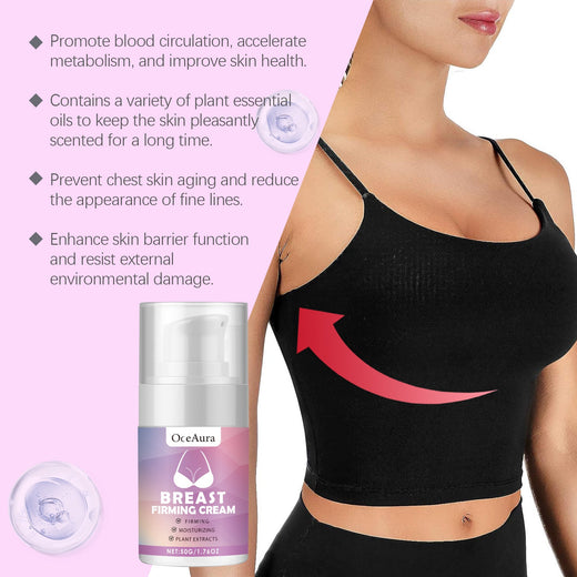 Oceaura Breast Firming Cream for Visibly Lifted Skin
