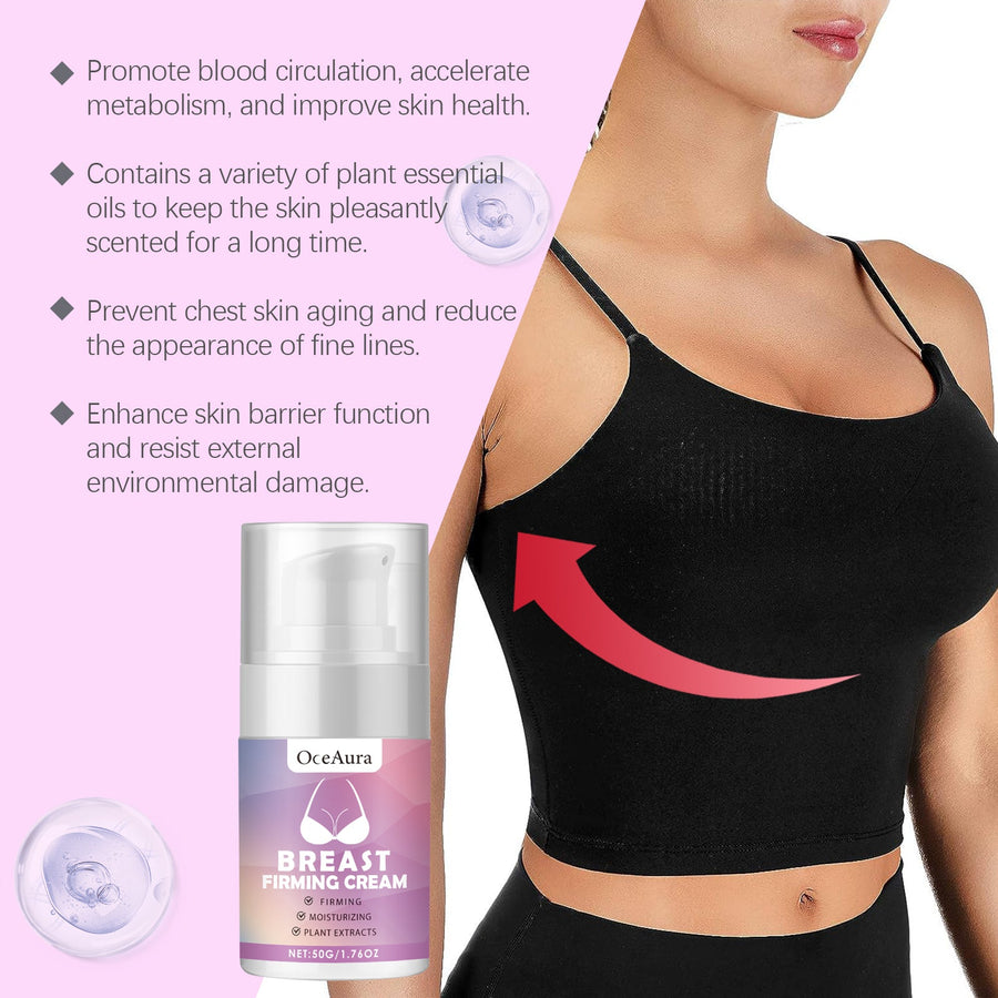 Oceaura Breast Firming Cream for Visibly Lifted Skin