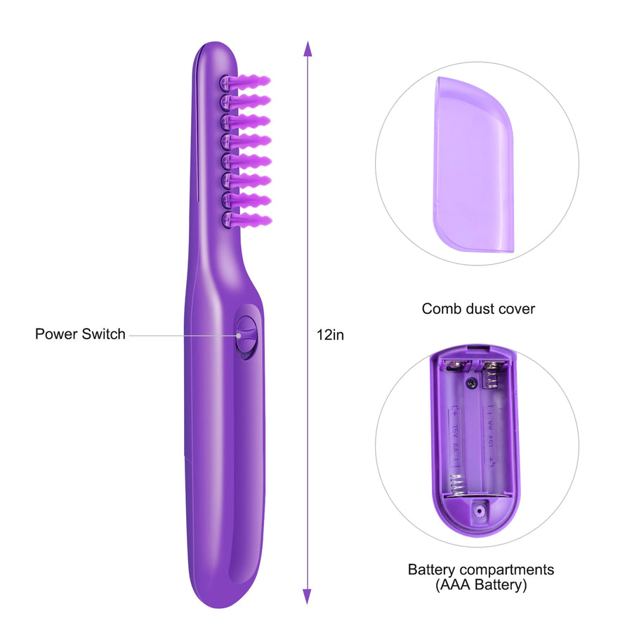 Electric Detangling Brush for Smooth, Frizz-Free Hair